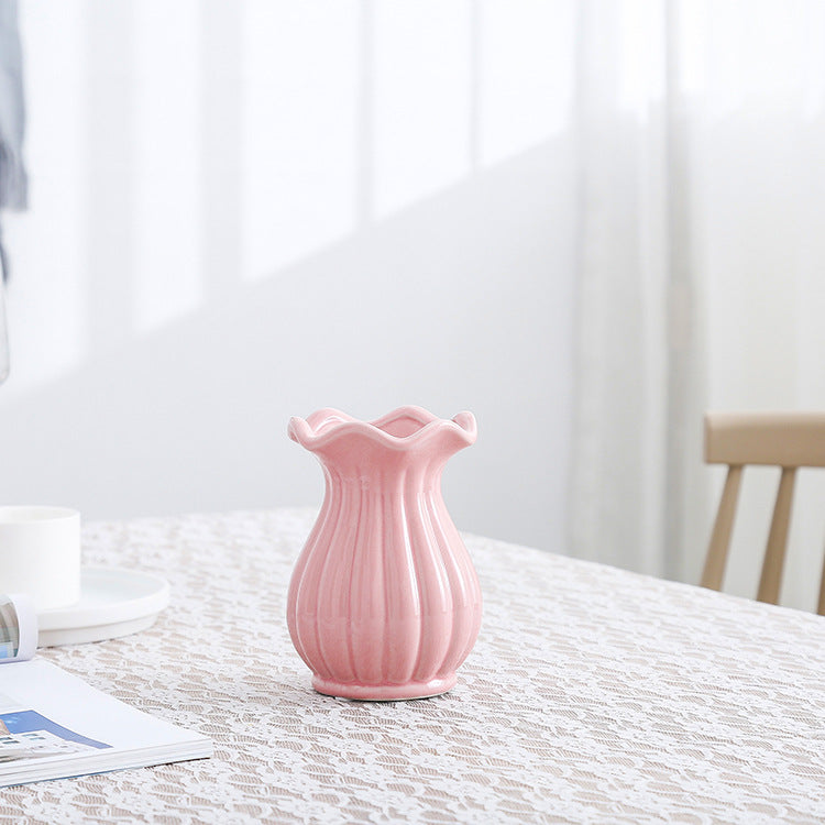 Elegant geformte Tischvase Brehn