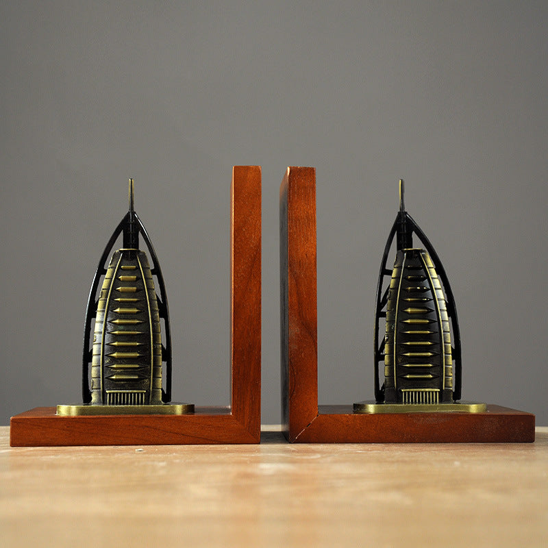 Moderne architektonische Buchstützen
