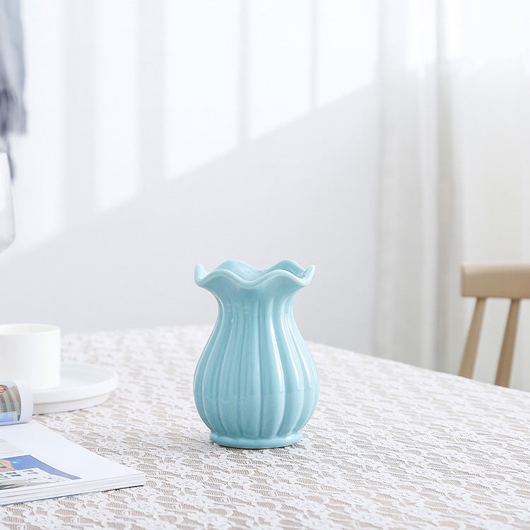Elegant geformte Tischvase Brehn