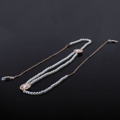 Elegante Perlen Brillen Kette Brehn