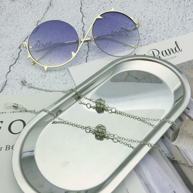 Elegante Silberkette Brille Kette Brehn