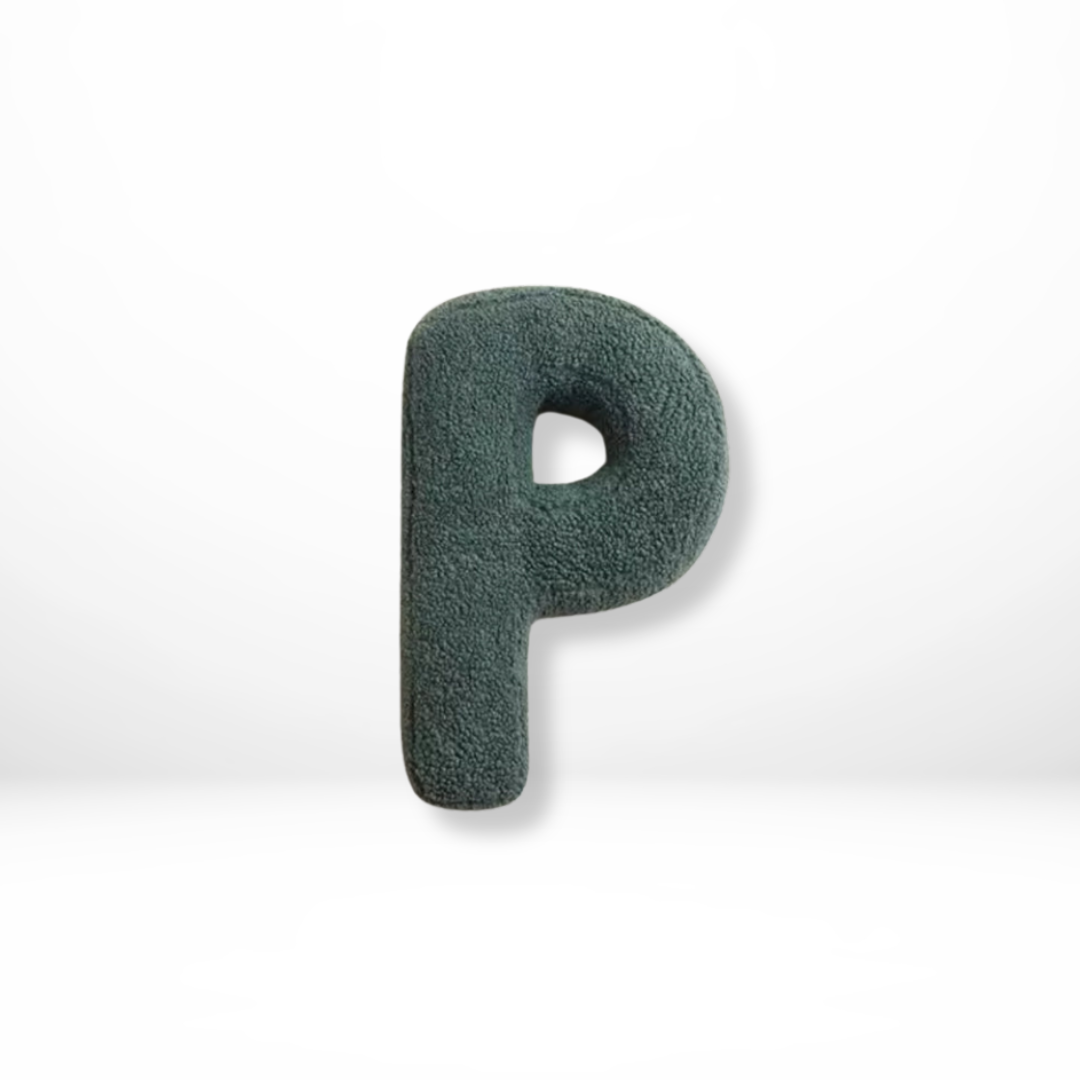 Brehn | Samt Alphabet Dekokissen Mit Buchstaben A Bis Z
