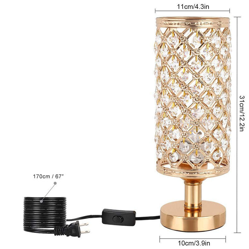 Moderne Kristall Tischlampe | Brehn