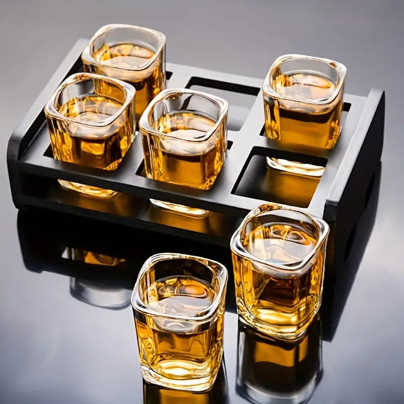 AurumLux Whisky Glas Set - Kristallgläser mit Schale | Brehn