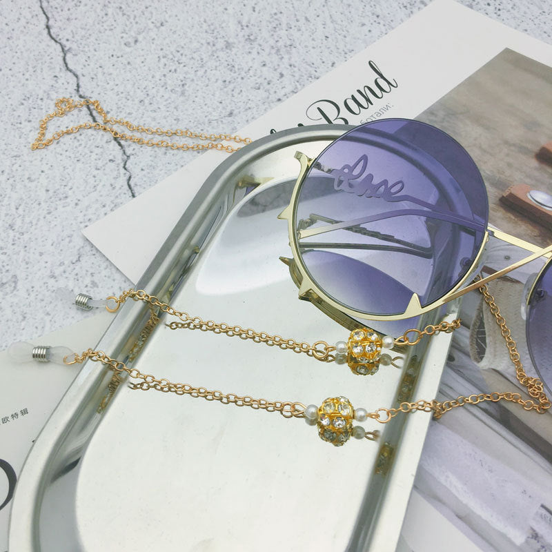 Elegante Silberkette Brille Kette Brehn