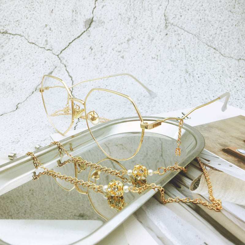 Elegante Silberkette Brille Kette Brehn
