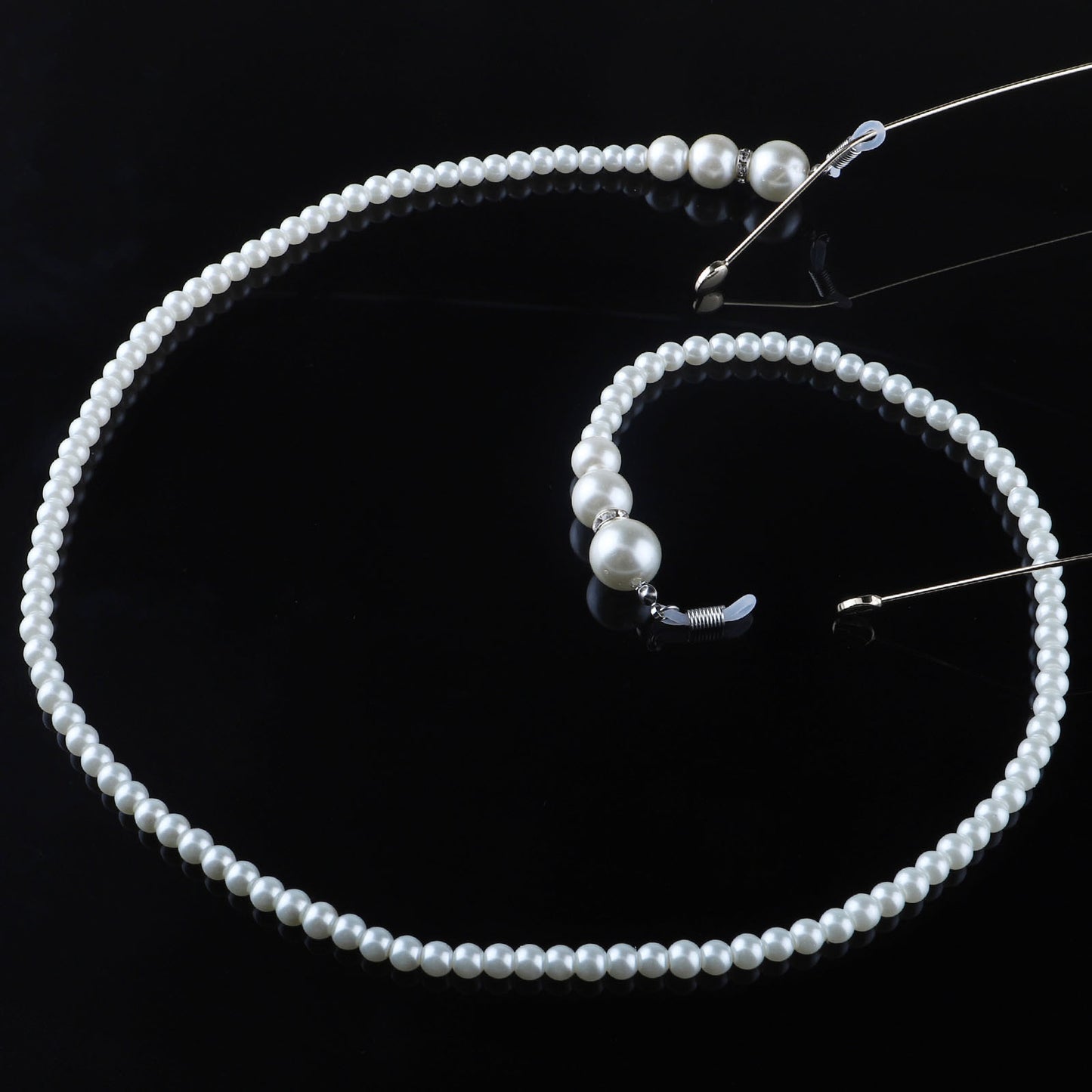 Elegante Perlen Brillen Kette Brehn