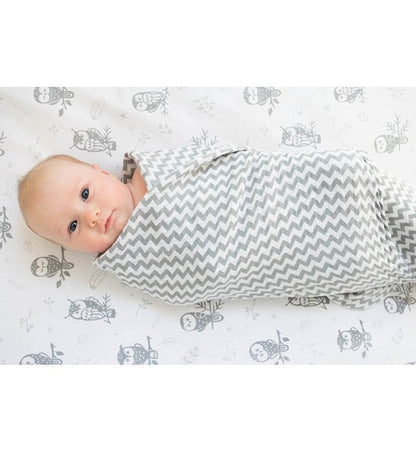 Baumwoll-Musselin Babydecke mit Herzmuster Brehn