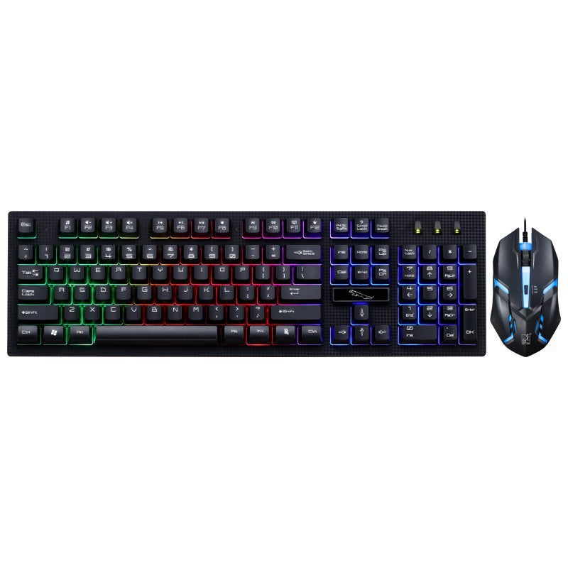 RGB Hintergrundbeleuchtet Mechanische Tastatur und Gaming Maus Combo Brehn