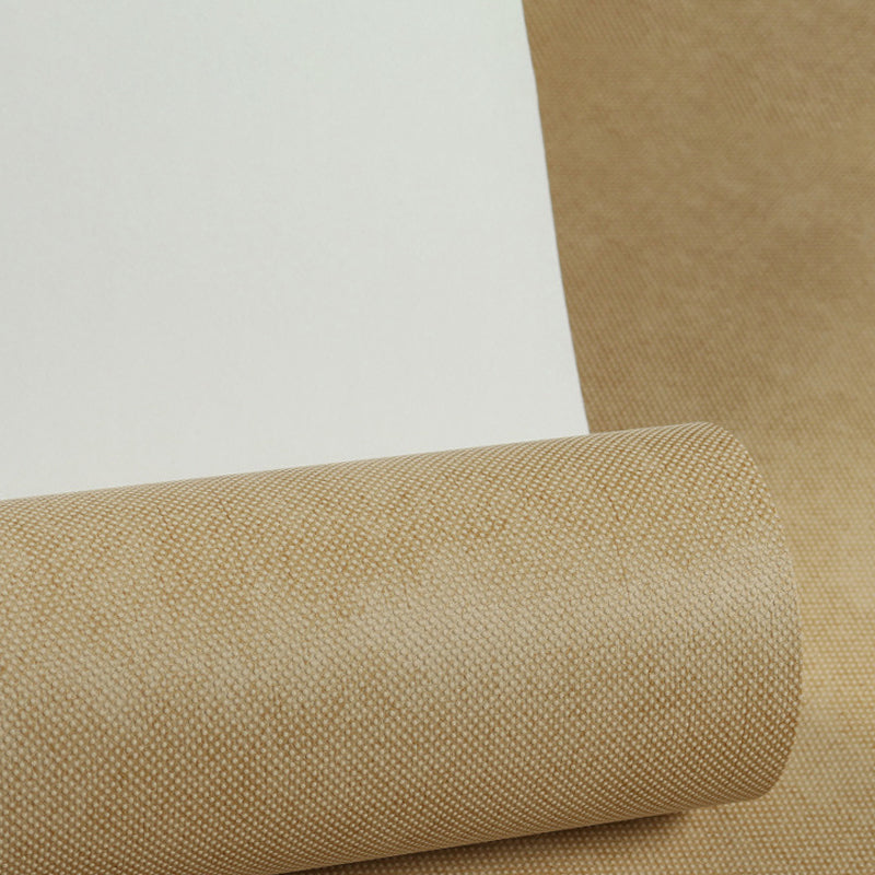 Brehn | Minimalistische Tapetenrolle Texturiertes Leinen Unpaste Wanddekoration, 20,5 Zoll x 33 Fuß