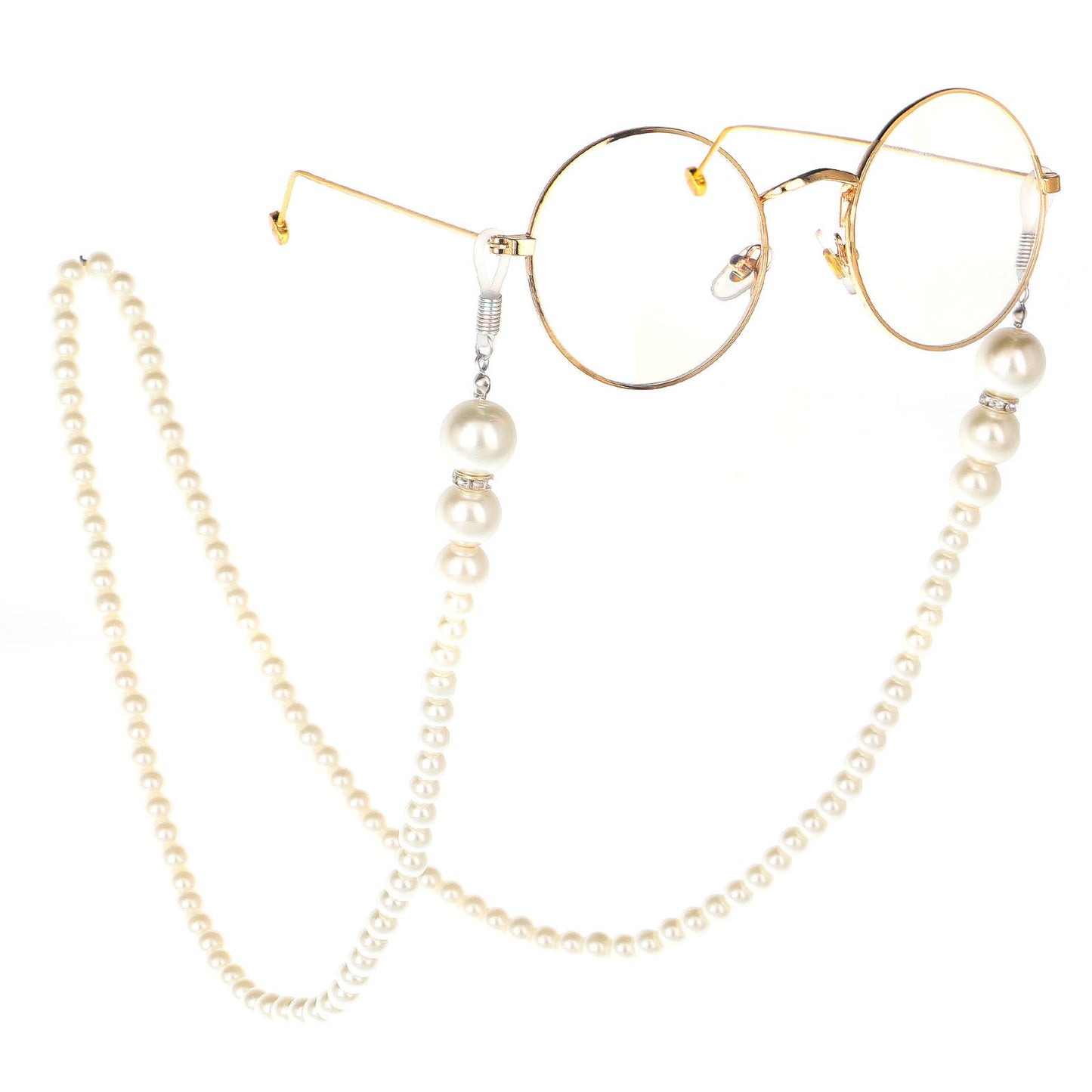 Elegante Perlen Brillen Kette Brehn