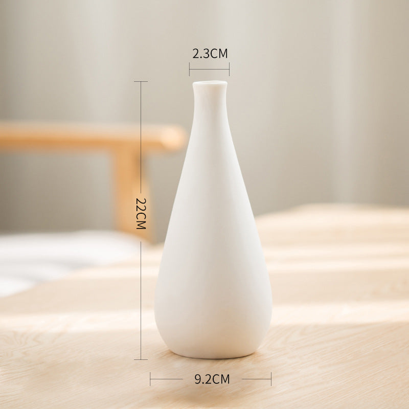 Tropfenförmige Keramikvase