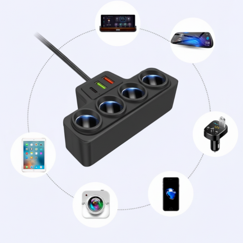 VoltMaxx 7-in-1 PowerHub — Lade alle Geräte gleichzeitig und bleib jederzeit sicher und stressfrei verbunden | Brehn