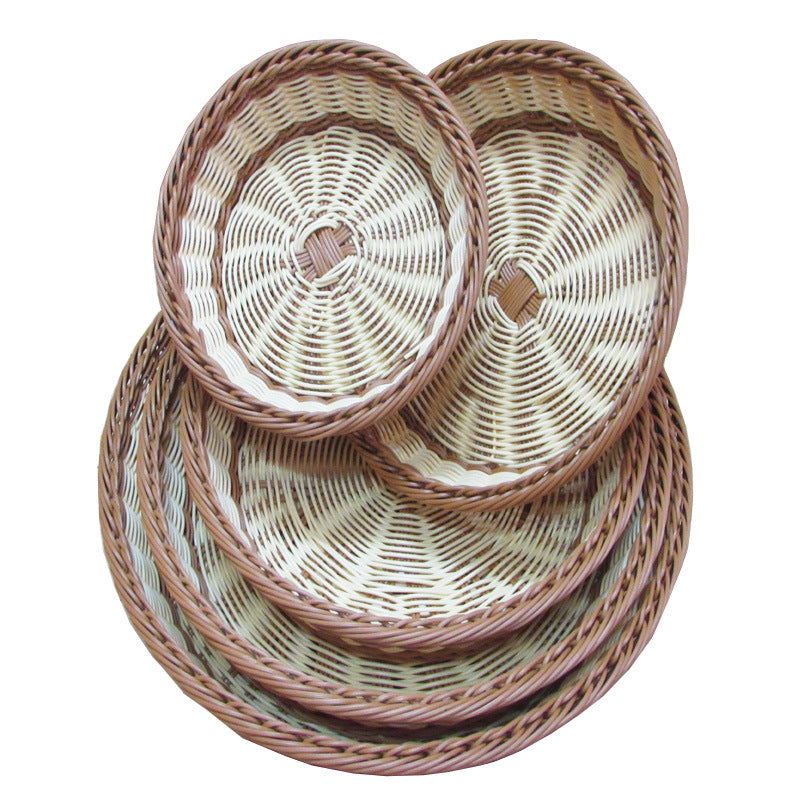 Vielseitiges handgewebtes Servierkorb-Set Brehn