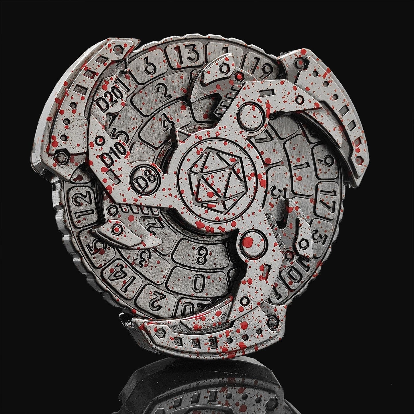 Brehn | 7-in-1 Fidget Spinner Polyedrische Metallwürfel
