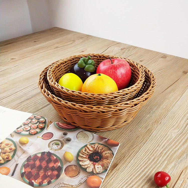 Damen Korbset aus geflochtenem Naturmaterial Brehn