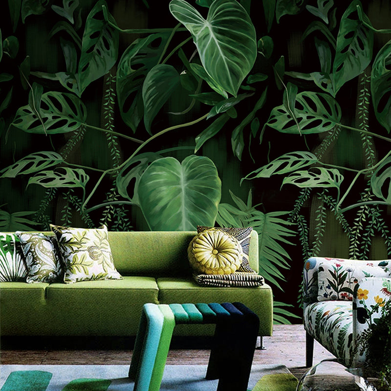 Brehn | Foto Stil Jungle Wandkunst Extra Große Wandtapete für Wohnzimmer, Maßgeschneidert