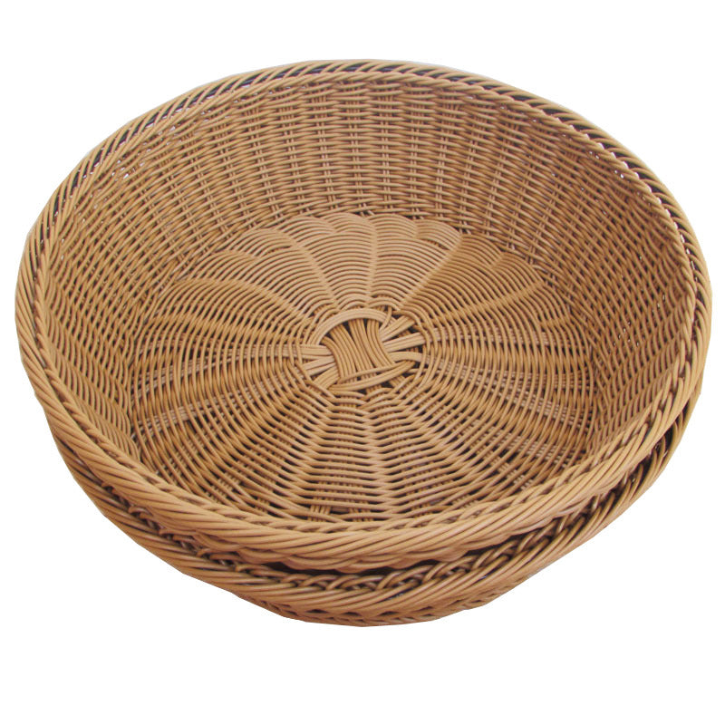 Geflochtene natürliche Rattan Servierschüssel Brehn