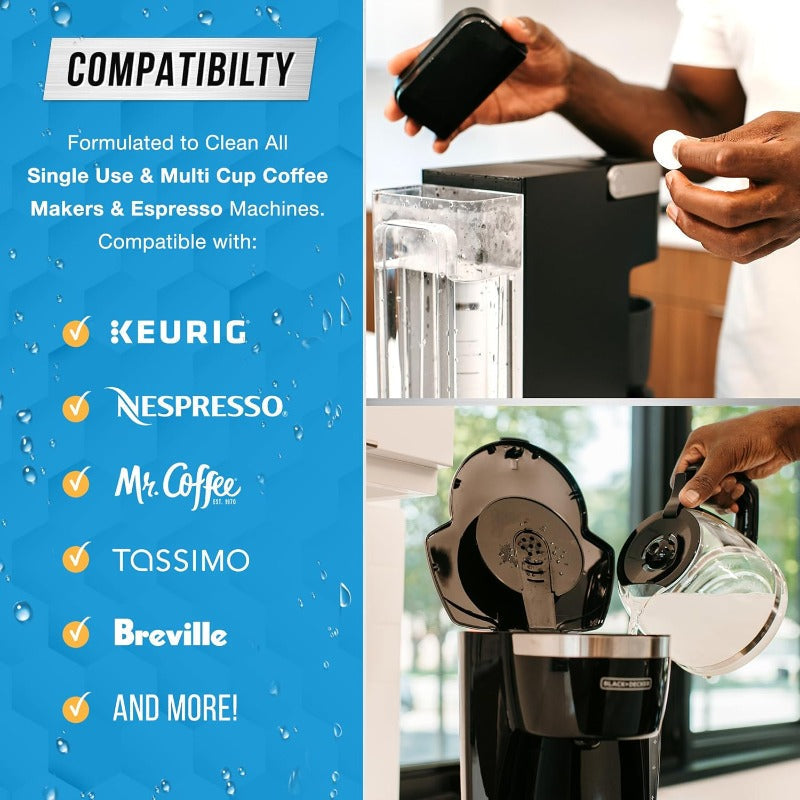 Brehn | Kaffee kocher Reinigungs- & Entkalkungstabletten