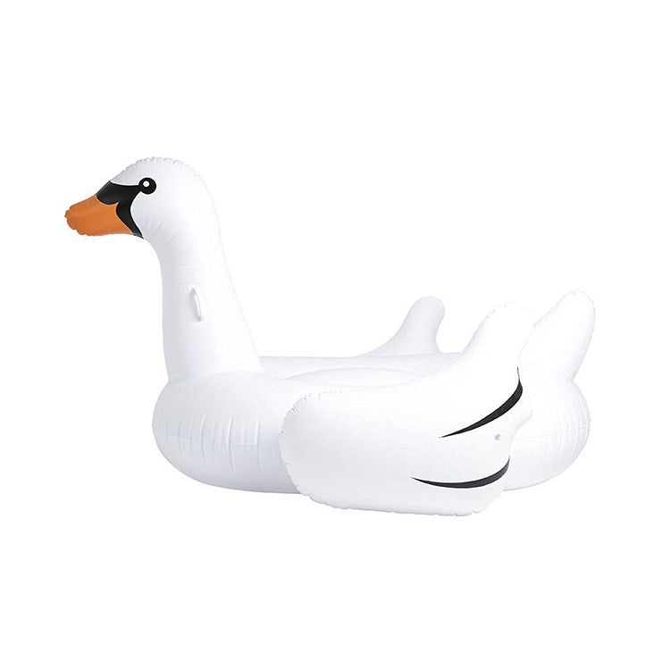 Unisex aufblasbares Schwimmtier in eleganter Schwanenform Brehn
