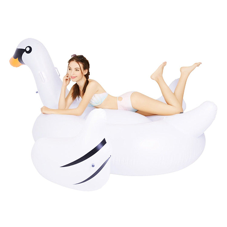 Unisex aufblasbares Schwimmtier in eleganter Schwanenform Brehn