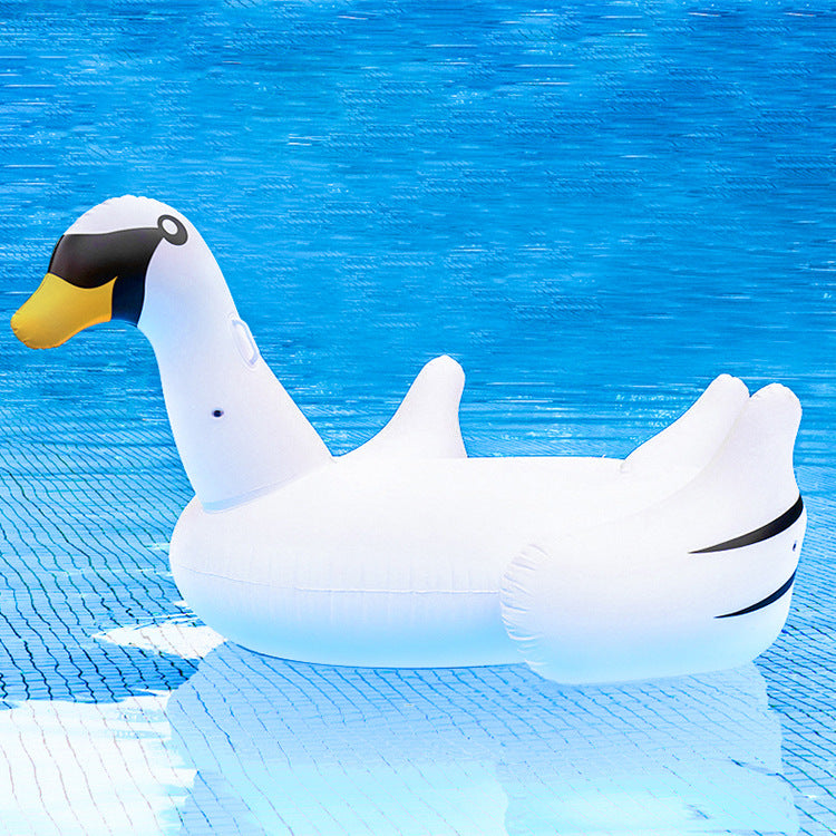 Unisex aufblasbares Schwimmtier in eleganter Schwanenform Brehn
