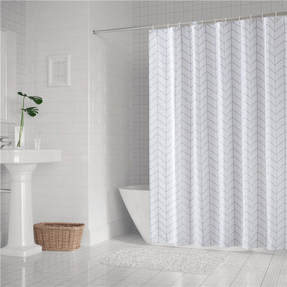 Moderne Minimalistische Gitter Duschvorhang Brehn