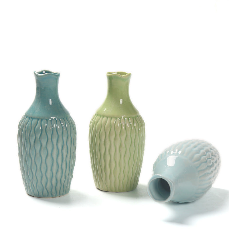 Texturierte Keramik-Blumenvase Brehn 1790310283