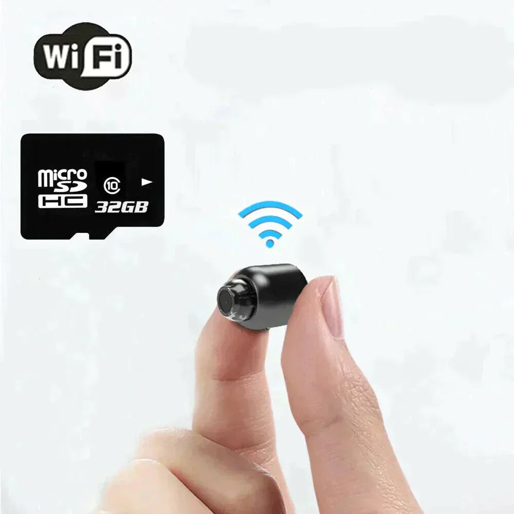 Ultrakompakte WiFi Überwachungskamera IP Überwachungskamera mit Nachtsicht