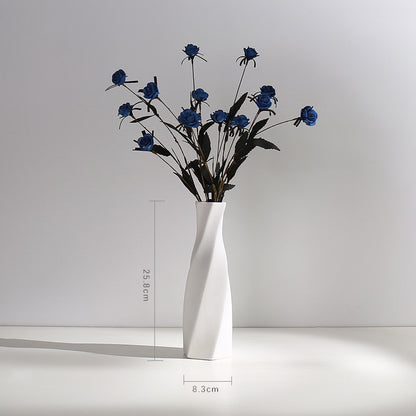 Textur Minimalistische Keramische Blumen Vase