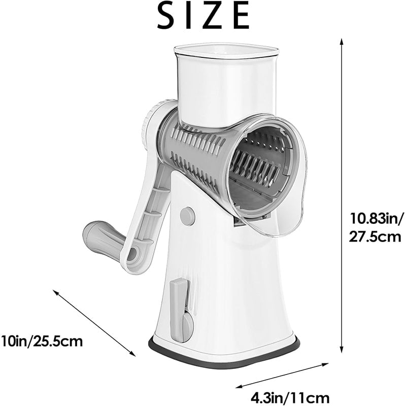 5-in-1 Rotierender Käsehobel und Reibe | Brehn