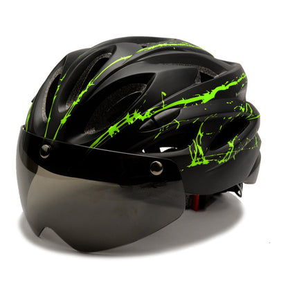 Leistungs Fahrradhelm mit Visier Brehn