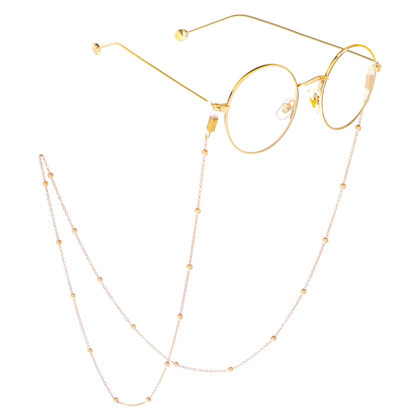 Elegante Brillen Kette mit dekorativen Perlen Brehn
