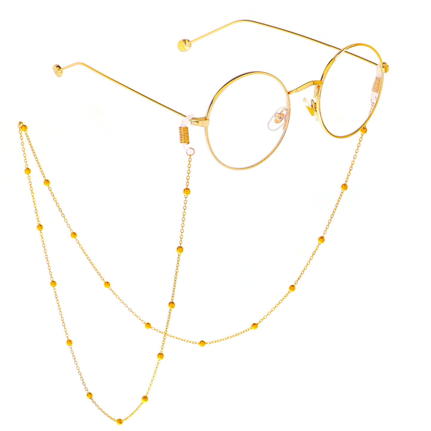 Elegante Brillen Kette mit dekorativen Perlen Brehn