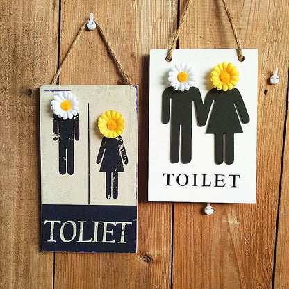 Dekorativer Toilettenboard