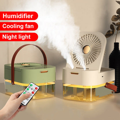 Portabler Spray-Ventilator mit Nachtlicht | Brehn