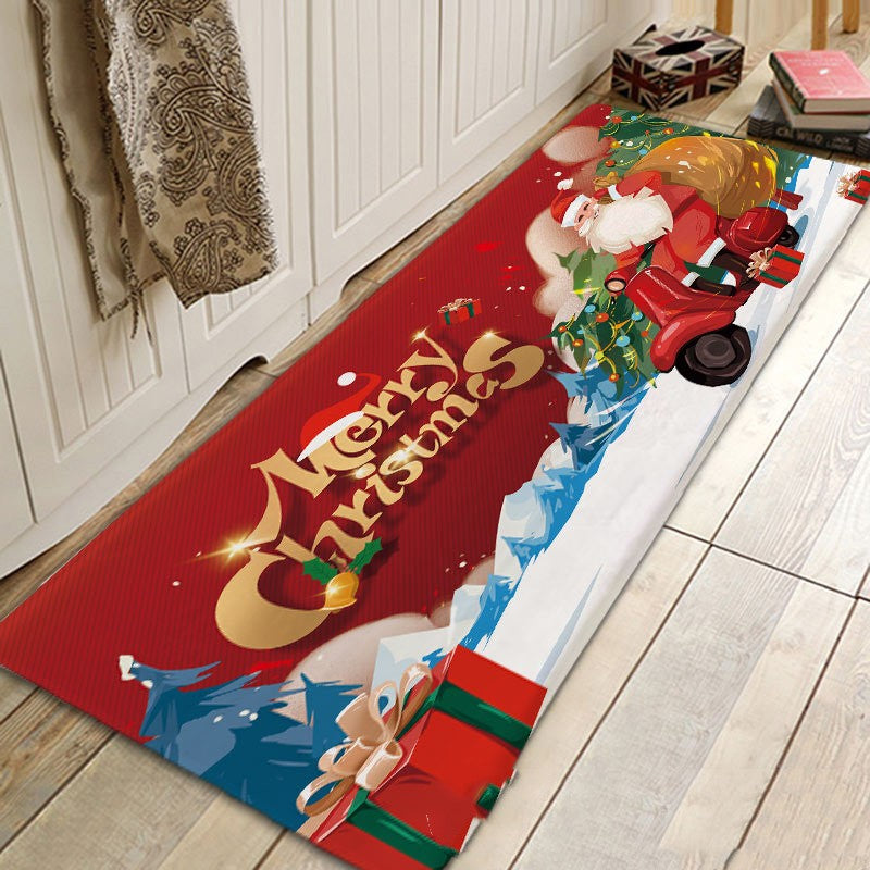 Brehn | Santa Claus Flanell Absorbierende Fußmatte