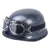 Retro-Motorradhelm mit Brille Brehn