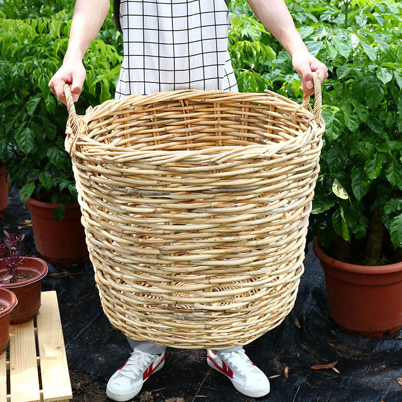 Unisex Aufbewahrungskorb aus handgewebtem Material Brehn