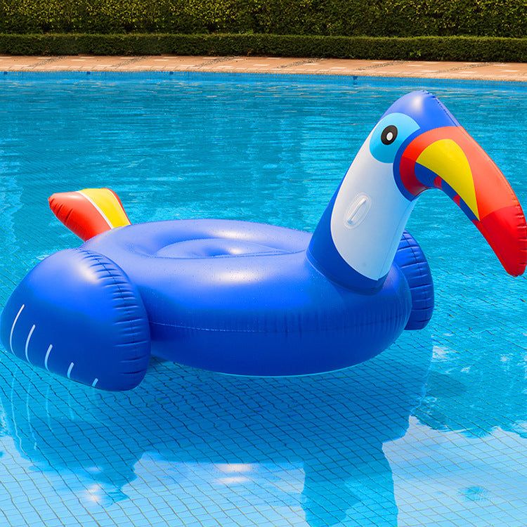 Unisex Aufblasbares Tukan-Schwimmtier Brehn
