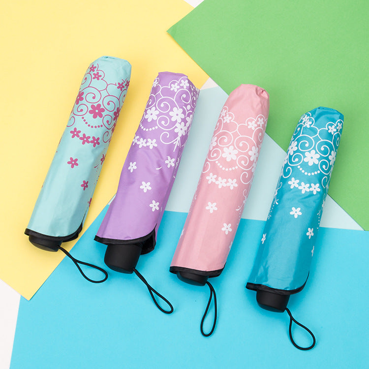 Damen Regenschirm mit eleganter Spitzenkante Brehn