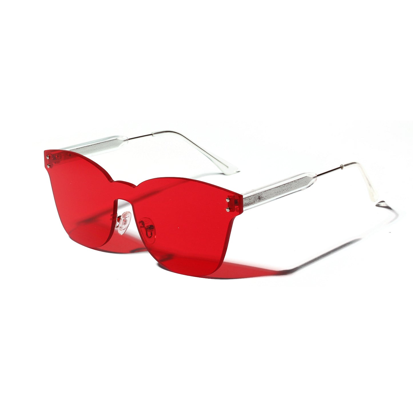 Damen Modesonnenbrille mit einzigartigem transparenten Rahmen Brehn