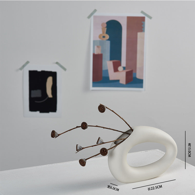 Künstlerische Loop-förmige Vase