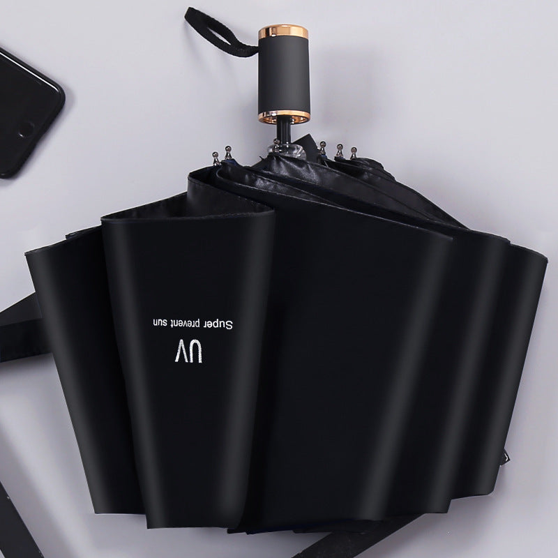 Damen UV-Schutz Falt-Regenschirm mit Automatikfunktion Brehn