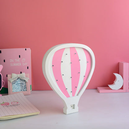 Dekorative LED Nachtlampe in Form eines Heißluftballons