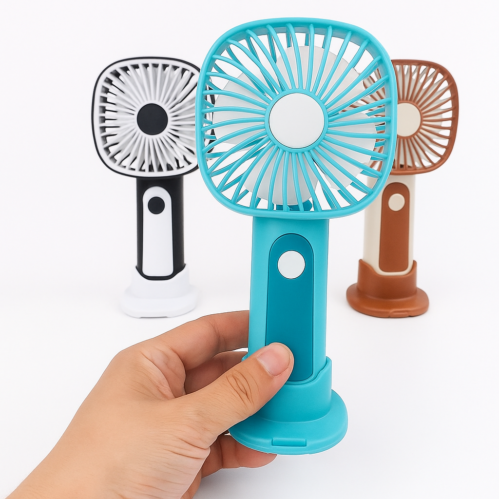 Mini Handheld Fan – 3-Geschwindigkeit USB Wiederaufladbar | Brehn