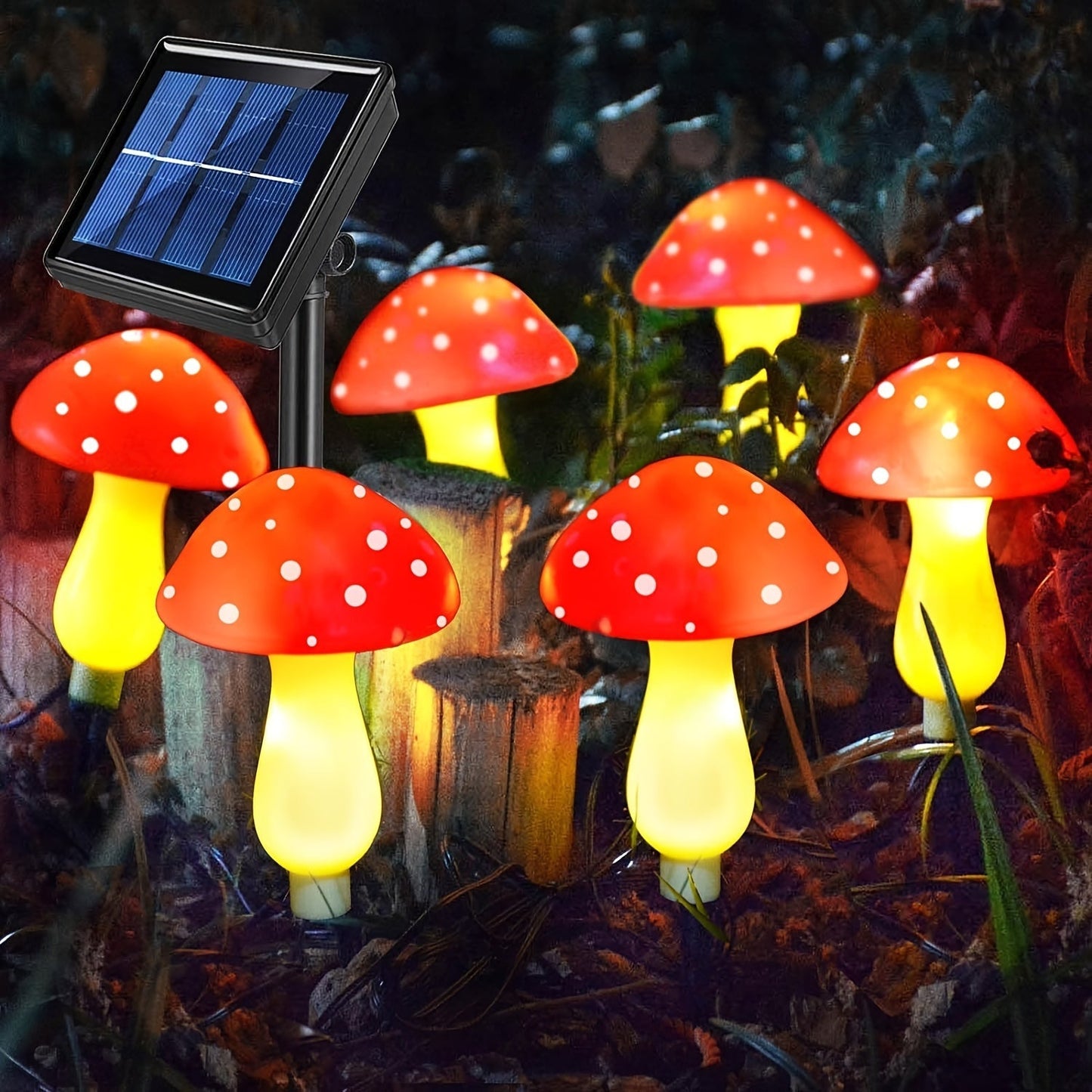 SolarGlow Lampe - Energiesparende Gartenbeleuchtung mit 8 Modi | Brehn