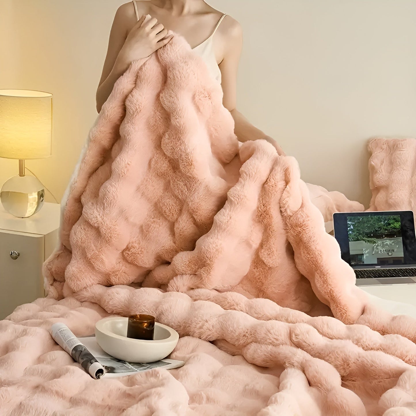 Fleece- und Fleece-Brehnanket – Extra weich und warm | Perfekt für Sofa und Schlafzimmer