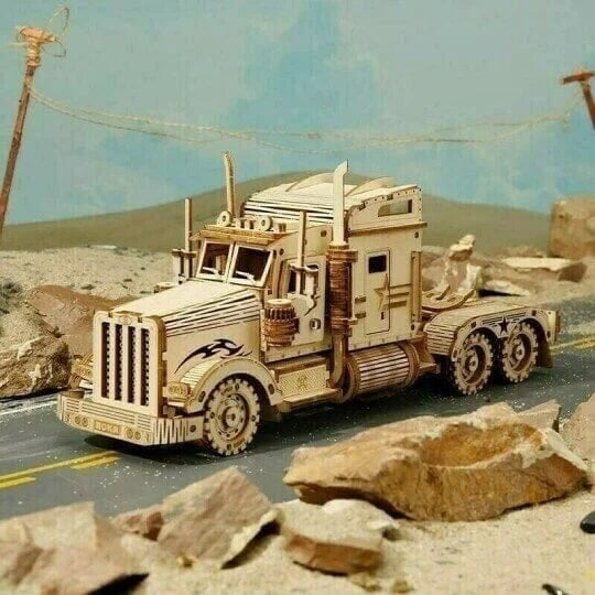 Super Holz-Mechanik-Modellpuzzle-Set
