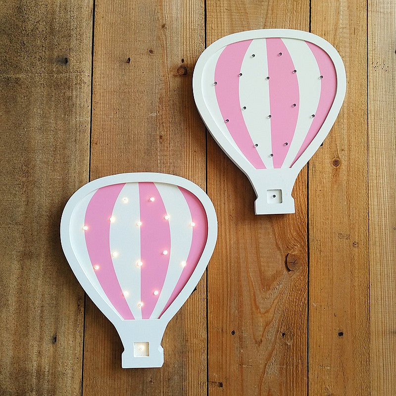 Dekorative LED Nachtlampe in Form eines Heißluftballons